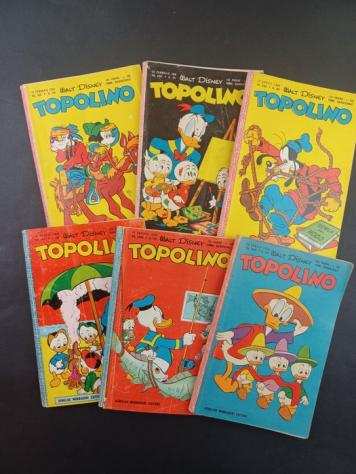 Topolino Libretto - 6 Comic - Prima edizione - 1958