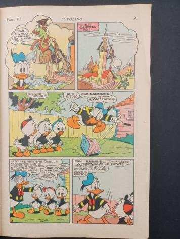 Topolino Libretto - 6 Comic - Prima edizione - 1958