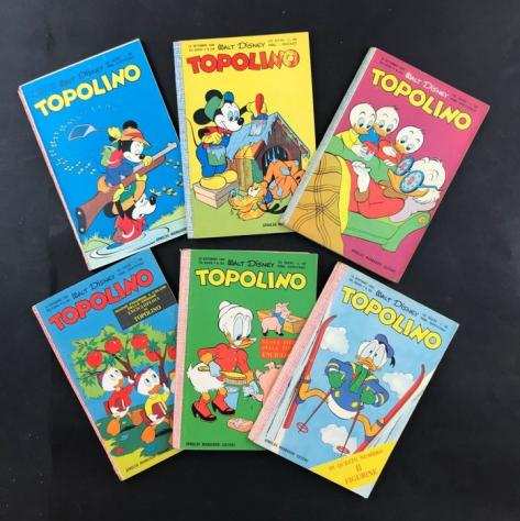 Topolino Libretto - 6 Comic - Prima edizione - 1959