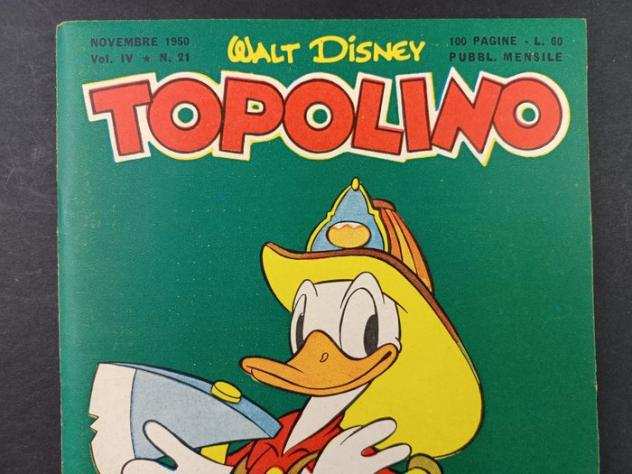Topolino - Libretto n. 21 - 1 Comic - 1950