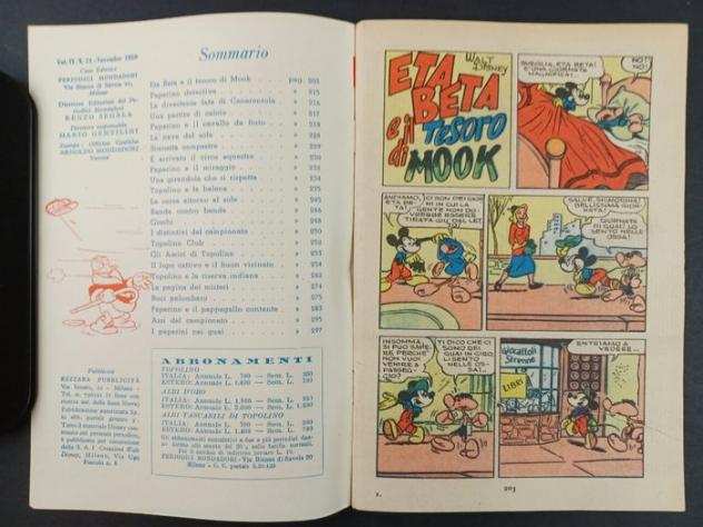 Topolino - Libretto n. 21 - 1 Comic - 1950