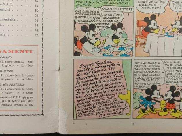 Topolino Libretto n. 60 - Albo completo di Bollino - Spillato - Prima edizione - (1953)