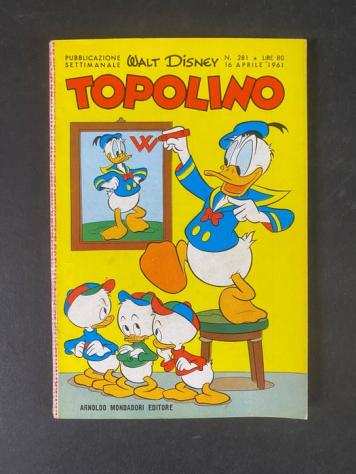 Topolino Libretto nn. 281, 285, 286, 288, 291 - Completi di bollino - Prima edizione - (1961)