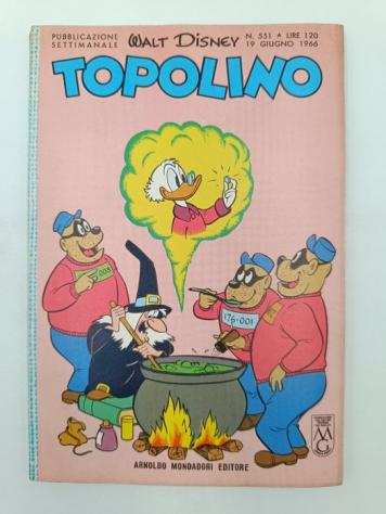 Topolino n. 551 - Completo di Bollino e Album Ferrero coppa del mondo 1966 (36p.)t - 1 Fumetto - Prima edizione