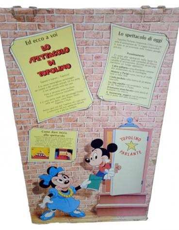 Topolino - Talking 43 cm Mickey Mouse with cassette  book  original box - (1986)