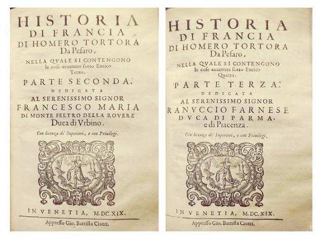 TORTORA Homero. - Historia di Francia. - 1618