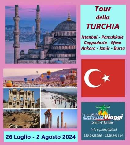 TOUR di Gruppo della TURCHIA e CAPPADOCIA