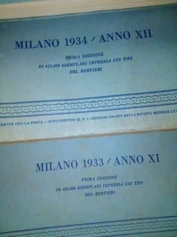 Touring Club Italiano anni 30 lotto di 4 libri