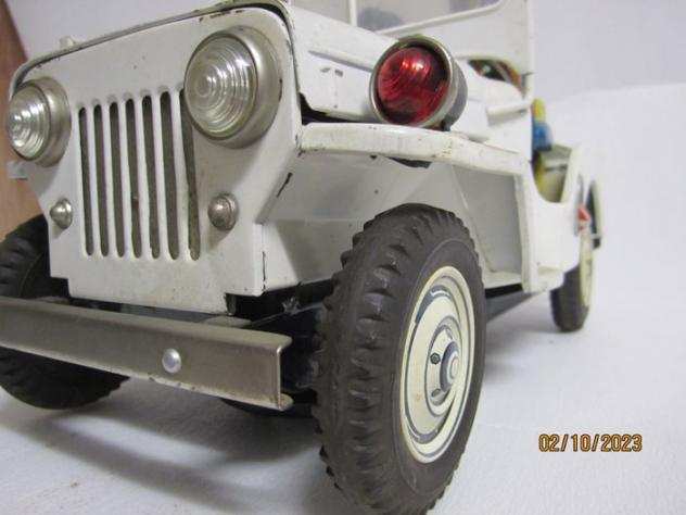 Toy Nomura - jeep patrol motorizzato batterie T.N Nomura - Jeep della Polizia - anni 1960 - Giappone - 1960-1969 - Giappone