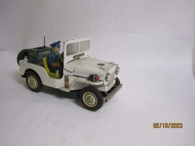 Toy Nomura - jeep patrol motorizzato batterie T.N Nomura - Jeep della Polizia - anni 1960 - Giappone - 1960-1969 - Giappone