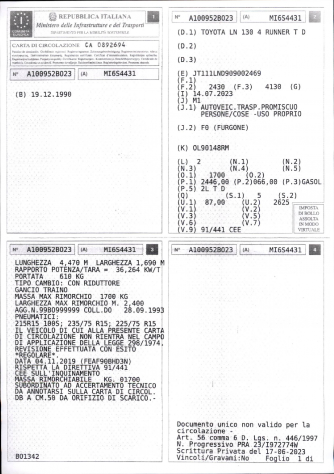 Toyota 4-Runner 2.4 turbodiesel