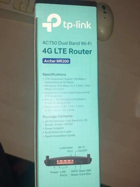 Tp-Link ac 750 dual band Wi-fi 4G