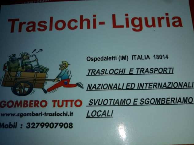 Traslochi Francia Italia