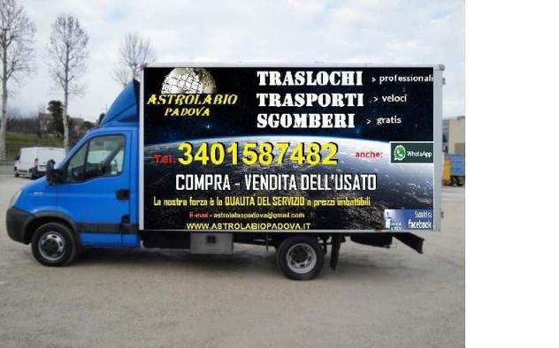 Traslochi, Sgomberi gratis Padova,Trasporti