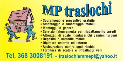 TRASLOCHI-SMONTAGGIO E RIMONTAGGIO MOBILI