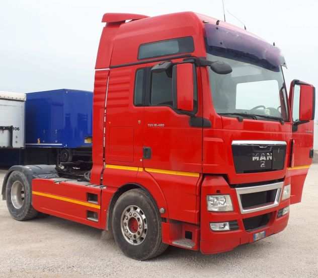 Trattore Man TGX 480, euro 5, presa di forza