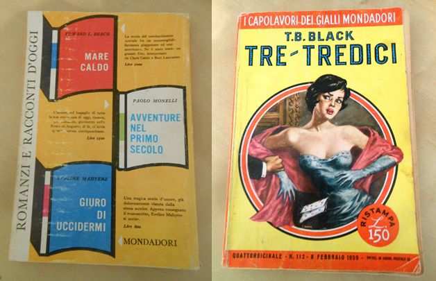 TRE TREDICI, THOMAS B. BLACK, I CAPOLAVORI DEI GIALLI MONDADORI N. 112, 1959.