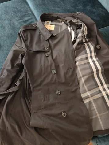 Trench Burberry nero Tg.52