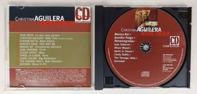 TRIBE COMPILATION CD 2002 CHRISTINA AGUILERA NOIR DESIR, ALMAMEGRETTA