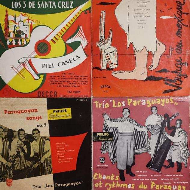 Trio Los Paraguayos, Los 3 De Santa Cruz, amp Releated - 4 Very Rare Latin 10 Lp Album - 1St Pressing - Album LP (piugrave oggetti) - Prima stampa - 1952