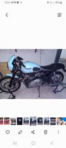 Triumph thruxton 900cc cafe rece