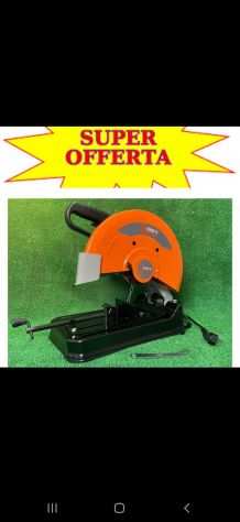 Troncatrice x metallo Lama 355 MM 2000 watt.Taglia legno e ferro Spedizione gra