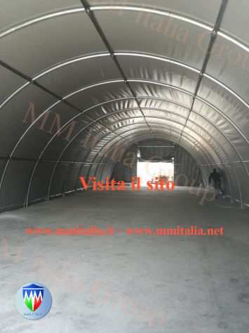 Tunnel per ricovero attrezzi agricoli, fieno, senza permessi 9,15 x 20 mt. prof