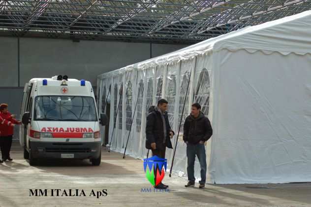 Tunnel Tendoni 5 x 10 mt. per Sanificare Auto e Automezzi da Virus e Batteri