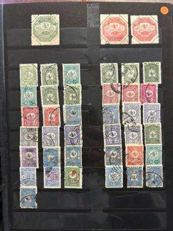 Turchia - Bella collezione su album di francobolli. Dai primi numeri