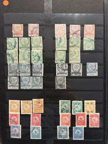 Turchia - Bella collezione su album di francobolli. Dai primi numeri