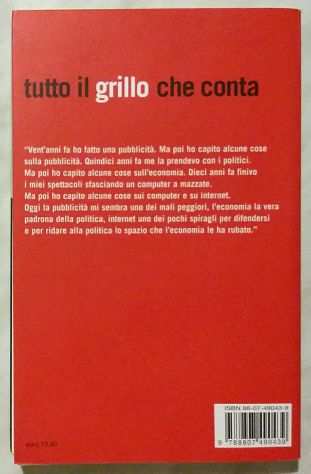 Tutto il Grillo che conta di Beppe Grillo 1degEd Feltrinelli, 2006 nuovo