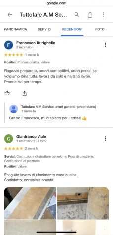 TUTTOFARE zona Chieri e comuni limitrofi