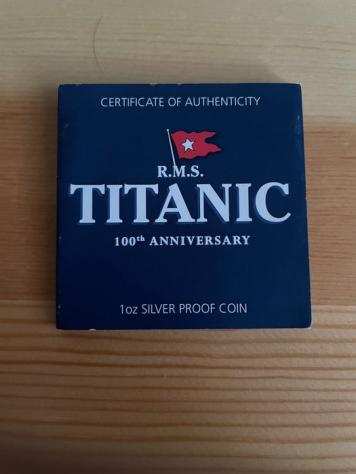 Tuvalu. 1 Dollar 2012 Titanic 1 Oz (.999)