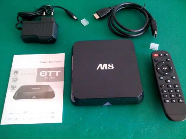 TV BOX ANDROID SMART TV M8 QUAD CORE 2 GIGA FULL HD 1080P