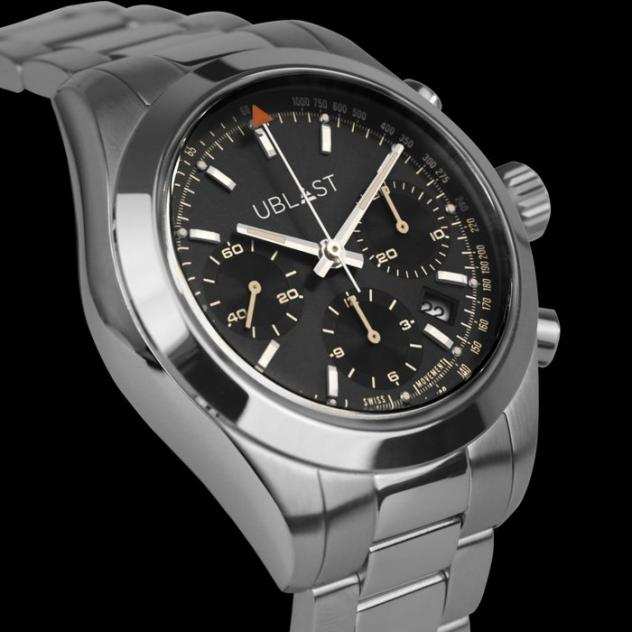 Ublast - Explorer Chronograph - UBEXCHR40BK - Automatic Swiss MOVT - Uomo - New