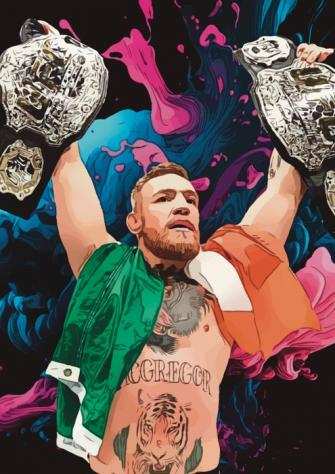 UFC - Conor Mcgregor quotThe Notoriousquot EDIZIONE LIMITATA E NUMERATA 510 wCOA - 2023 - Artwork