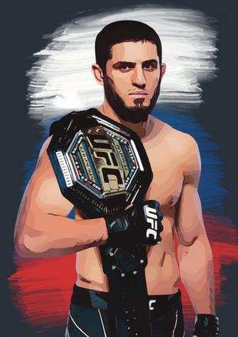 UFC - ISLAM MACHACEV UFC WORLD CHAMPION Limited Edition 23 wCOA - 2023 - Artwork