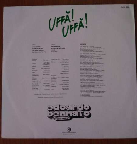 UFFA UFFA Edoardo Bennato - 1980