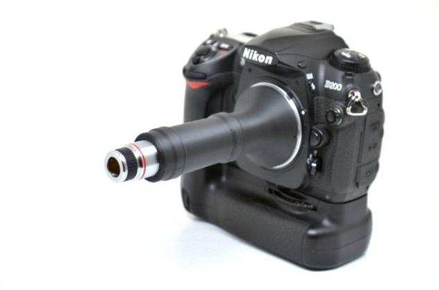 UFOGRAPHY MAP2 STING 150mm Microscope Close-up 4x Kit Nikon F (no camera incl.)  Obiettivo macro