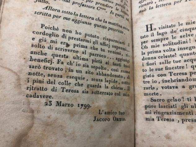 Ugo Foscolo - Ultime lettere di Jacopo Ortis - 1810