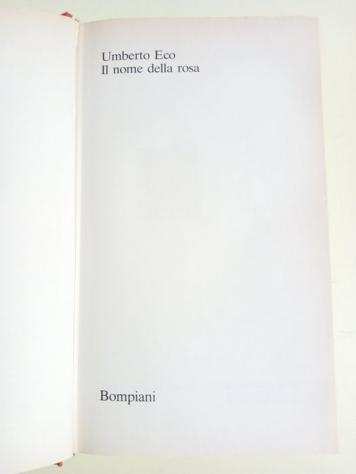 Umberto Eco - Il nome della rosa - 1980