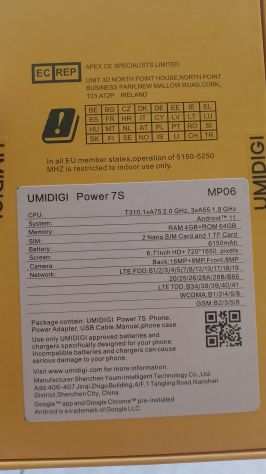 Umidigi Power 7s nuovo 464