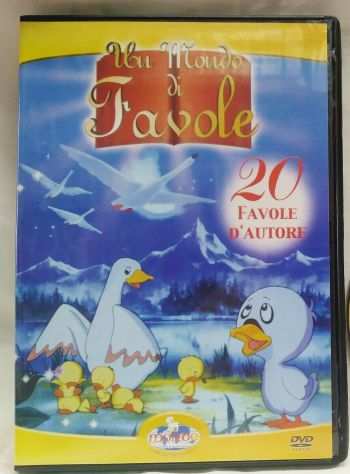 UN MONDO DI FAVOLE - 20 FIABE DAUTORE DVD COLLEZIONE CARTONI ANIMATI FILM