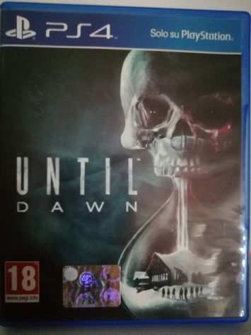 UNTIL DAWN VIDEOGIOCO PS4