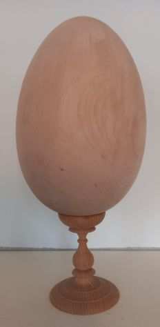 Uovo in legno da decorare
