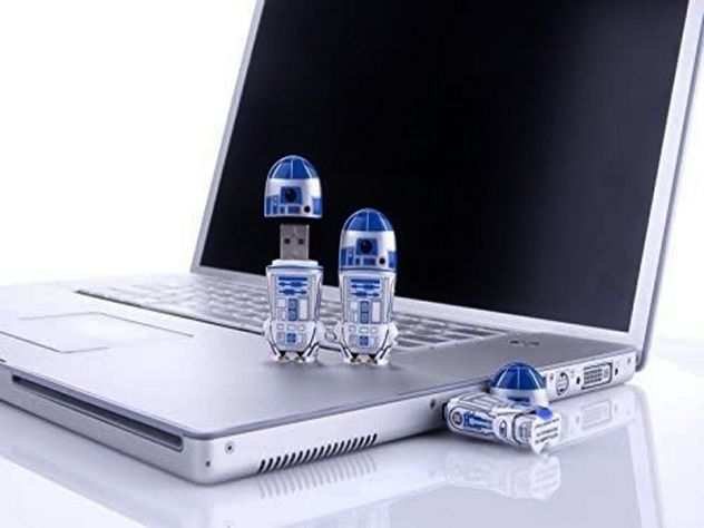 USB MEMORY STICK STAR WARS R2-D2 CHIAVETTA USB 8 GB