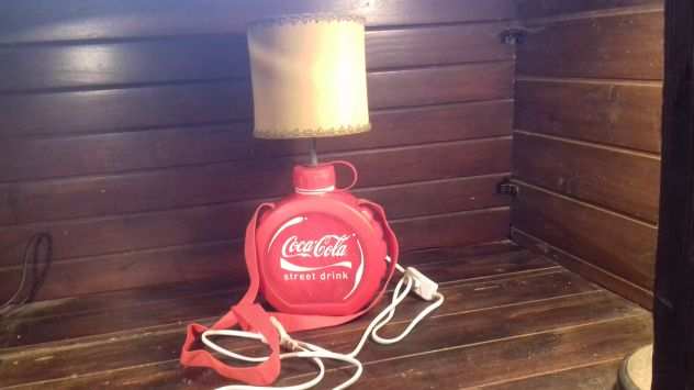 V593 lampada riuso base coca cola borraccia