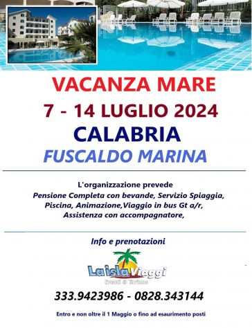 Vacanza Mare di Gruppo in Calabria