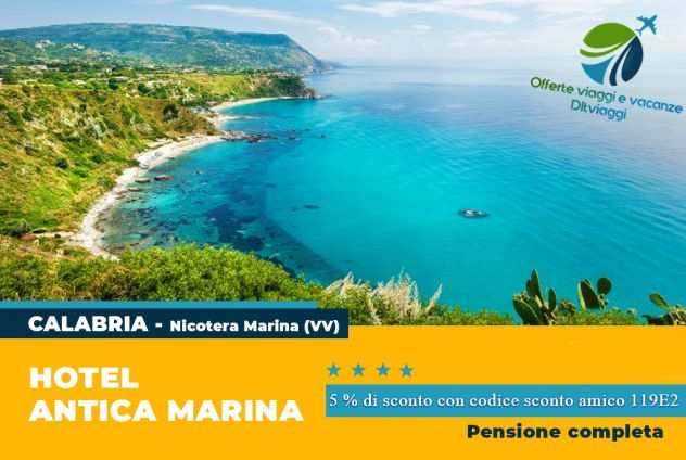 Vacanze estate 2023 a Nicotera Marina in Calabria codice sconto amico DLTViaggi