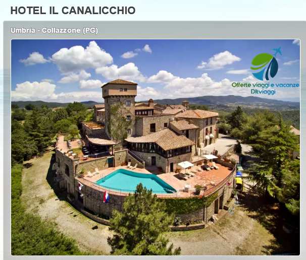 Vacanze relax in castello in Umbria con codice sconto amico DLTVIAGGI